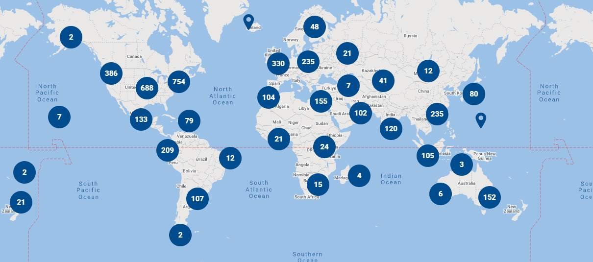 ib around the world
